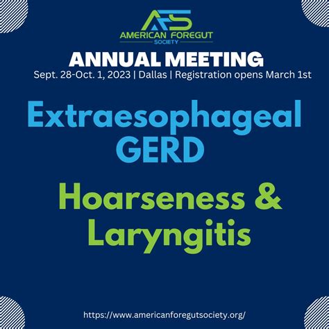 The American Foregut Society On Twitter Mark Your Calendar For The