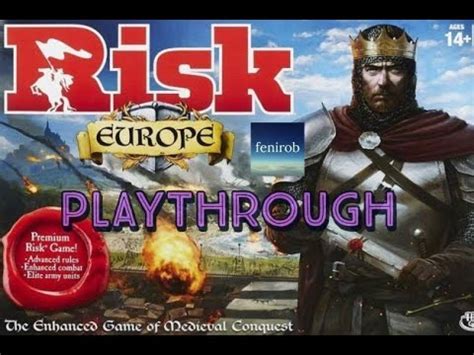 Risk: Europe Board Game | Playthrough - YouTube