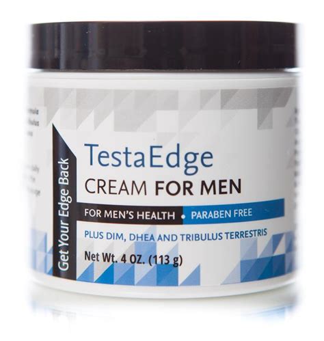 Yes, guys can pull off tinted moisturizer. TestaEdge Cream for Men -4oz Jar