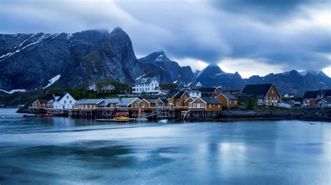 1600x900 Resolution Photography Lofoten Islands Norway 1600x900