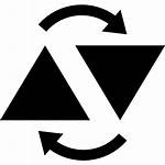 Icon Arrows Symbol Opposite Down Arrow Double