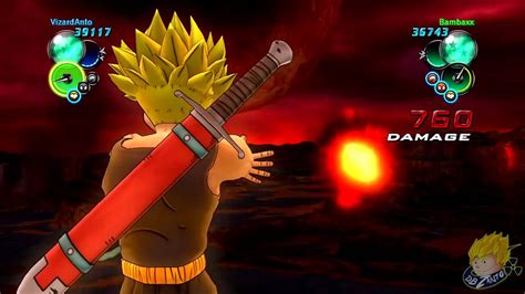 Fight with furious combos and experience the new generation of dragon ball z!dragon ball z ultimate tenkaichi features upgraded environmental and character graphics, with designs. Dragon Ball Z Ultimate Tenkaichi: Trunks Vs Goku Online ...