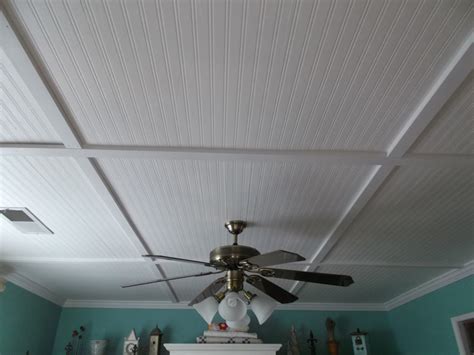 In some instances, you can match the ceiling with the wainscoting to tie the whole room together and build a cohesive appearance throughout. living a cottage life: Beadboard Ceiling