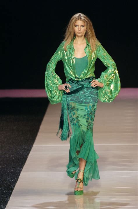 Emanuel Ungaro At Paris Fashion Week Spring 2005 Fashion Green
