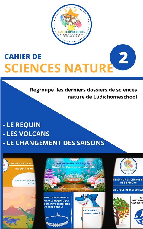 Cahier De Sciences Nature 1p2p Et Cp Ludichomeschool Suisse