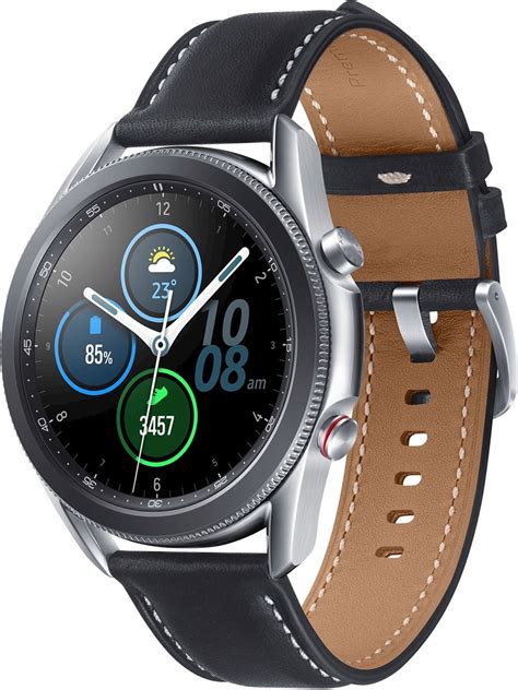 The samsung galaxy watch 3 (stylized as samsung galaxy watch3) is a smartwatch developed by samsung electronics that was released on august 5, 2020 at samsung's unpacked event alongside the flagships of the galaxy note series and galaxy z series, i.e., the samsung galaxy note 20 and samsung galaxy z fold 2, respectively. Samsung Galaxy Watch 3 45mm LTE Mystic Silver - Galaxy ...