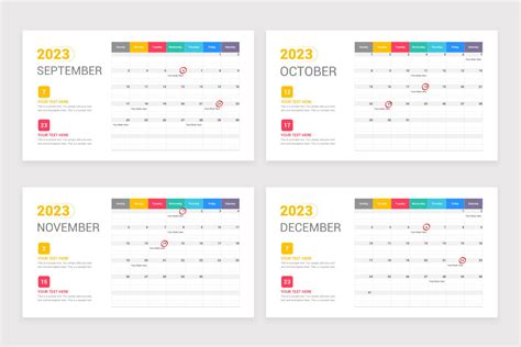 2023 Calendar Powerpoint Template Nulivo Market