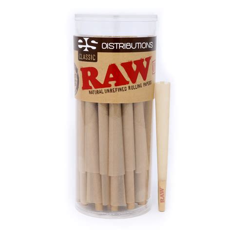 Raw Classic King Size Pre Rolled Cones 50 Pack Ebay