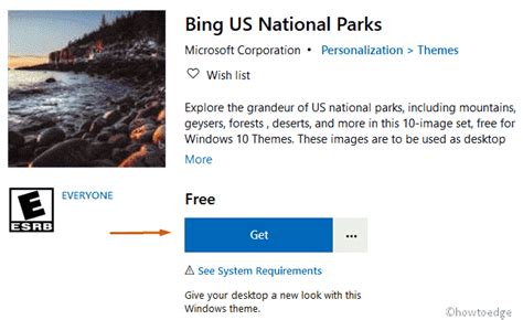 Download Bing Us National Parks Theme On Windows 10 Howtoedge