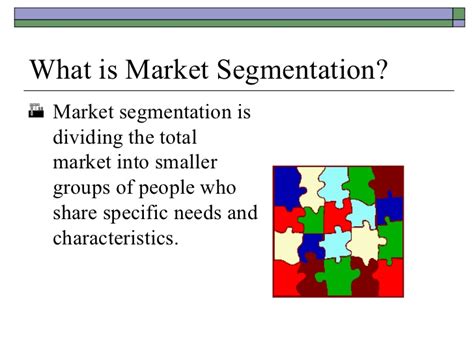 What is market segmentation for product development. Market segmentation