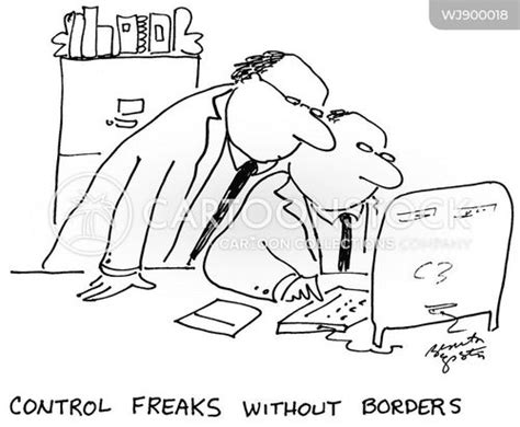 control freak cartoon