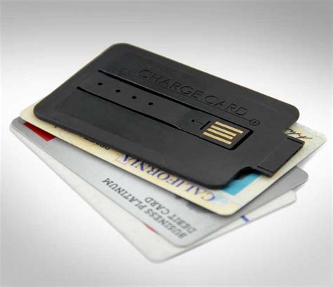Ultra thin & powerful credit card sized portable charger & battery bank. Credit Card Sized Phone Charger