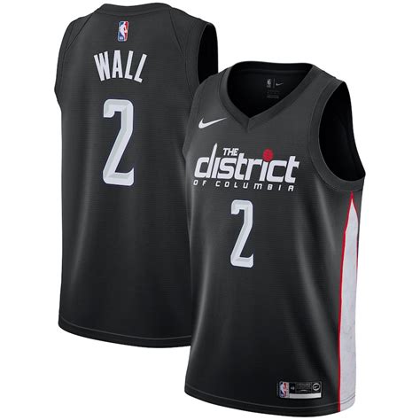 Nike John Wall Washington Wizards Black City Edition Swingman Jersey