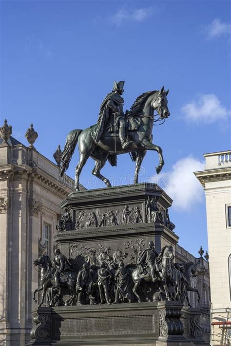 Equestrian Statue Of Frederick The Great Stock Photo Image Of Memory