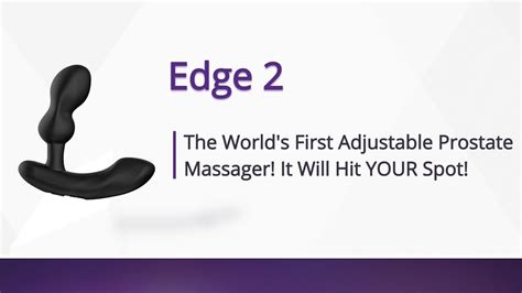 Lovense Edge Adjustable Prostate Massager Youtube