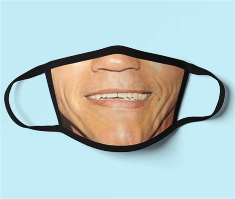 Arnold Schwarzenegger Reusable Mask Smile Face Mask T For Etsy