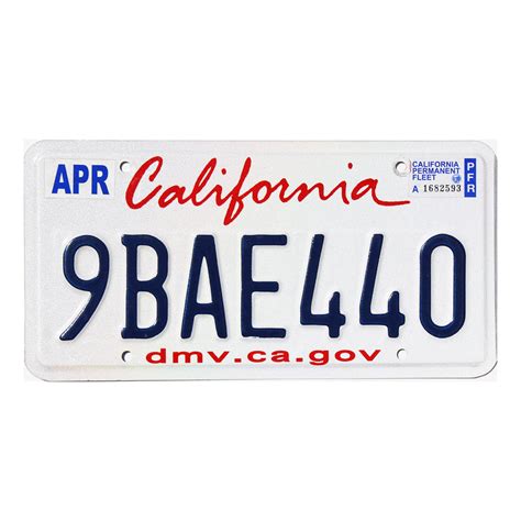 2022 California Fleet #9BAE440 | Old CA License Plates