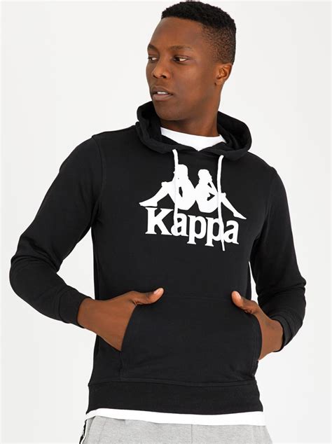Authentic Hoody Black And White Kappa Hoodies Sweats And Jackets