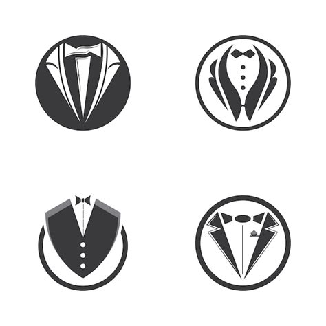 Premium Vector Classic Tie Icon And Suit Fashion Men