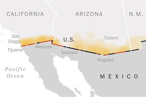 The History Of Us Border Wall Arrests Washington Post
