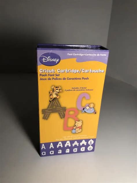 Cricut Shapes Cartridge Pooh Font Set Alphabet Piglet Eeyore Tigger