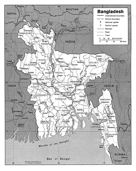 Administrative Map Of Bangladesh Bangladesh Administrative Map
