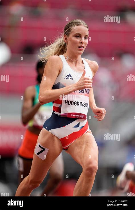 Keely Hodgkinson Competing In The 800 Meters Of The 2020 Tokyo Olympics