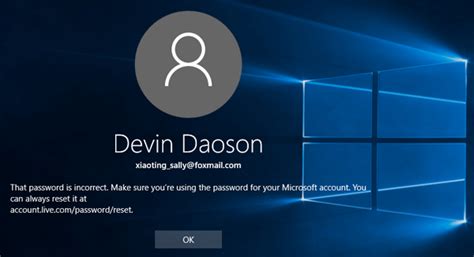 How To Fix Windows 10 Username Or Password Is Incorre