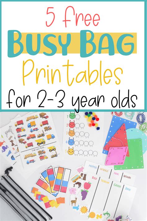 Students of all ages love mazes….and that includes your preschool and kindergarten students. 5 Free Busy Bag Printable Activities for Toddlers ...