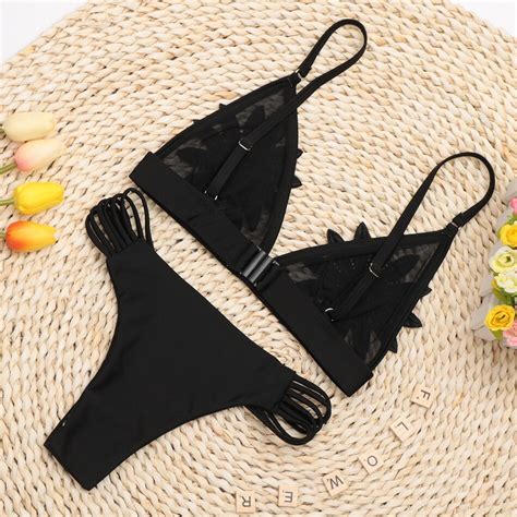 2018 New Bandage Bikini Sexy Swimwear Women Swimsuit Push Up Bikini Set Brazilian Bathing Suits