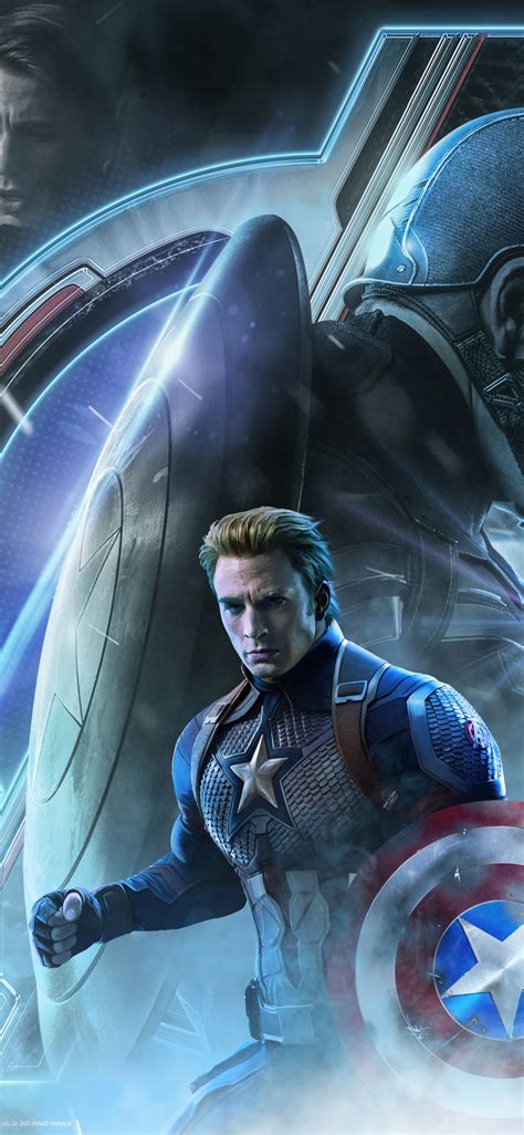 1125x2436 Avengers Endgame Captain America Poster Art Iphone XS,Iphone