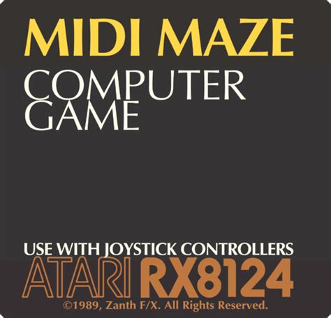 124 800 Midi Maze Proto 1 Atari 8bit