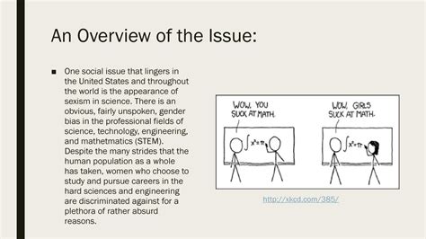 Sexism In Science Hannah Gregson Ppt Download