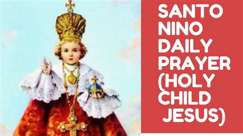 Santo Nino Daily Prayer For Mental Depression Anxiety And Lack Of