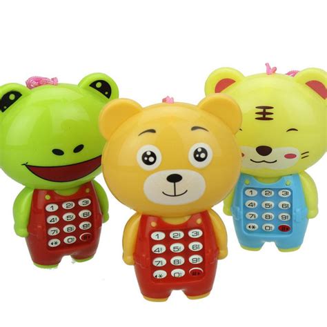 Rctown Baby Kids Cartoon Animal Musical Mobile Phone Toy