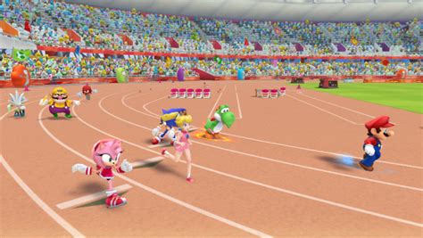 X M Relay Mario Sonic At The London Olympic Games For Wii