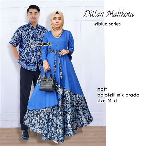 Baju teller bank warna biru. Model Baju Gamis Batik Warna Biru - Ananta Batik