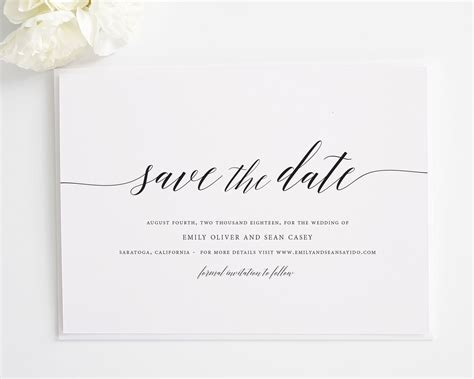 Delicate Romance Save The Date Cards Save The Date Wording Save The