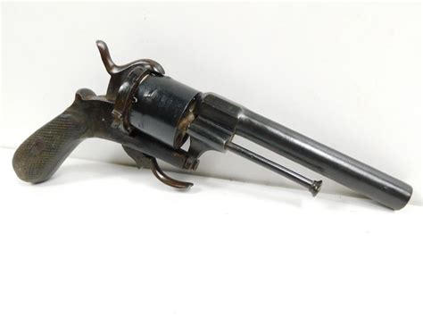 Ranska 19eme Pinfire Lefaucheux Revolveri 9mm Cal Catawiki