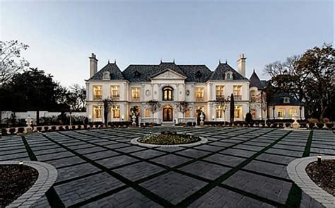 11 Million Newly Listed French Chateau In Dallas Tx Homes Of The Rich