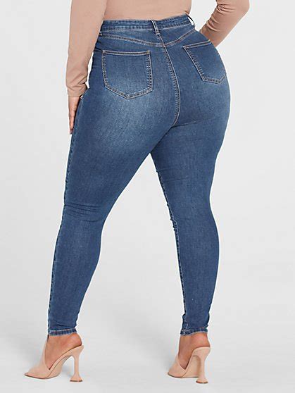 Braun Gespräch Feat Super High Waisted Jeans Plus Size Wahrscheinlich