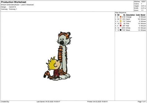 Calvin And Hobbes Embroidery Design Files