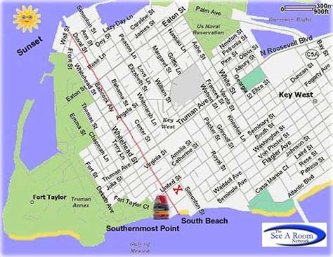 Bed And Breakfast Map Key West Florida Hotels Key West Hotels Florida