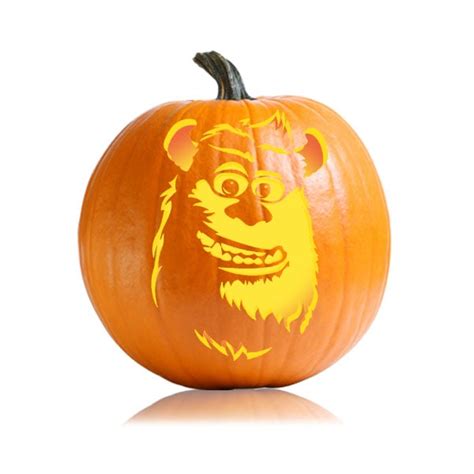 Monsters University Pumpkin Stencils
