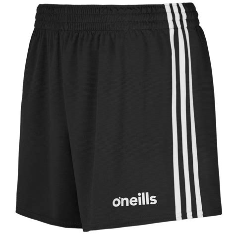 Oneills Mourne Shorts Black White 24 Central Sports