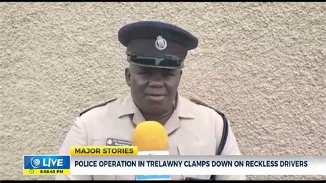 Trelawny Police Operation Clamps Down On Reckless Drivers News Cvmtv Youtube