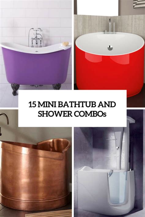 Here are the best small bathtubs for small bathrooms. 15 Mini Bathtub And Shower Combos For Small Bathrooms ...