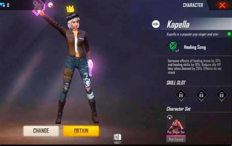 She is a popular pop singer and star. Free Fire: How To Get Free Character 'Kapella' During The ...