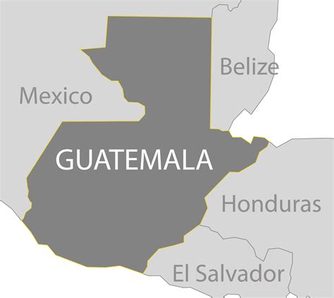Guatemala Map Guatemala Free Transparent Png Download Pngkey