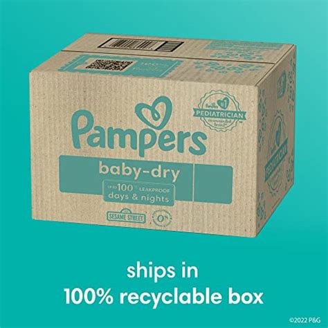 Diapers Size 1 252 Count Pampers Baby Dry Disposable Diapers
